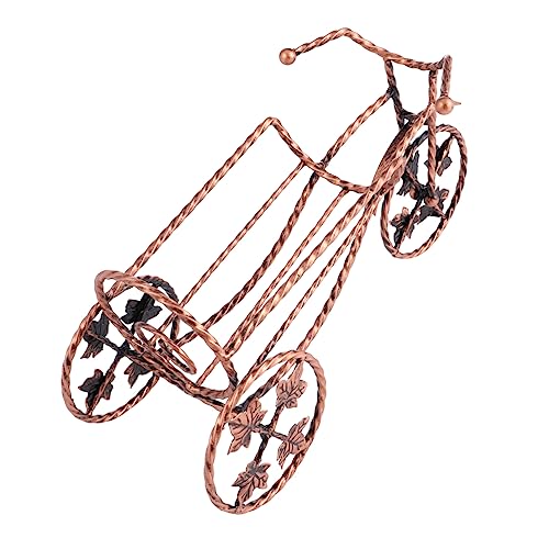 COLLBATH Eisenkunst Rotweinregal Dreirad Form Weinglas Halter Tischdeko Für Bar Stilvolle Weinpräsentation Für Geschenkideen Und Innendekoration von COLLBATH