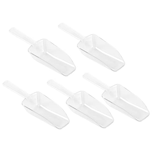 COLLBATH Eisschaufel Aus Kunststoff Transparente Mini Schaufel Leicht Und Langlebig Für Kleine Serviergaben Für Buffets Und Feiern von COLLBATH