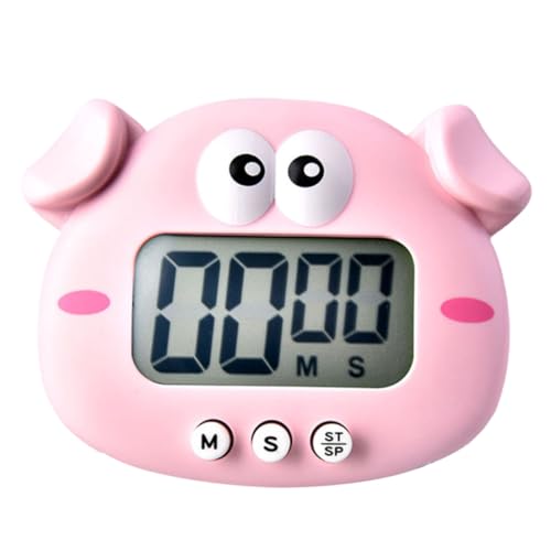 COLLBATH Elektronischer Küchentimer Schweinchen Design Multifunktionaler Lernwecker Langlebiger Kunststoff Zeiterinnerung für Studium Arbeit Haushalt Batteriefrei Rosa Cartoon Wecker COLLBATH Elektronischer Küchentimer Schweinchen Design Multifunktionaler Lernwecker Langlebiger Kunststoff Zeiterinnerung für Studium Arbeit Haushalt Batteriefrei Rosa Cartoon Wecker von COLLBATH