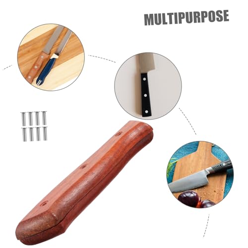 COLLBATH Ergonomischer Messergriff aus Rotem Pearwood Rutschfester Ersatzgriff für Küchenmesser Langlebiger Leichter Holzgriff mit Komfortabler Handhabung für Küchenutensilien und COLLBATH Ergonomischer Messergriff aus Rotem Pearwood Rutschfester Ersatzgriff für Küchenmesser Langlebiger Leichter Holzgriff mit Komfortabler Handhabung für Küchenutensilien und von COLLBATH