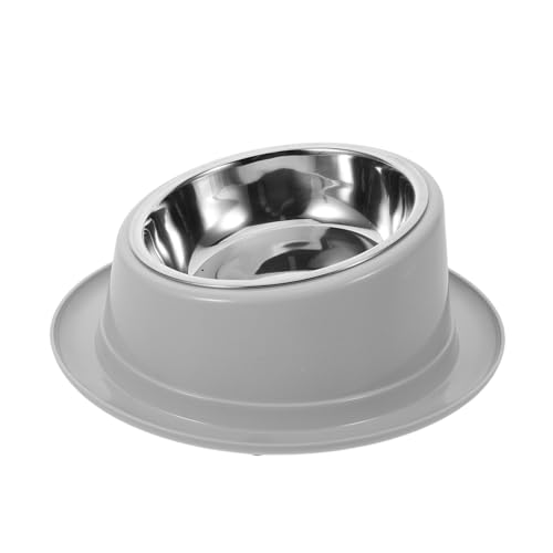COLLBATH Schräger Edelstahl Katzennapf Erhöhter Futternapf Rutschfester Boden Für Katzen Kleine Hunde Trocken Und Nassfutter COLLBATH Schräger Edelstahl Katzennapf Erhöhter Futternapf Rutschfester Boden Für Katzen Kleine Hunde Trocken Und Nassfutter von COLLBATH