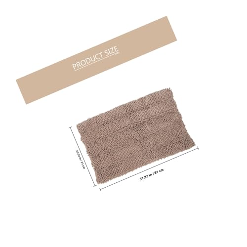 COLLBATH Extra Dicke Chenille Badematte Flauschiger Rutschfester Badteppich für Badezimmer und Küche Saugfähige Maschinenwaschbare Bodenmatte in Camel Weicher Shaggy Teppich COLLBATH Extra Dicke Chenille Badematte Flauschiger Rutschfester Badteppich für Badezimmer und Küche Saugfähige Maschinenwaschbare Bodenmatte in Camel Weicher Shaggy Teppich von COLLBATH