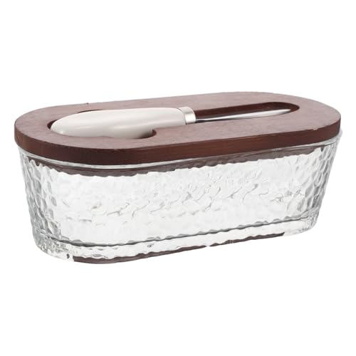 COLLBATH Glas-butterdose mit Deckel und Spatel Luftdichter Butter Käsebehälter aus Glas Rechteckige Frischhaltebox für Kühlschrank Multifunktional für Butter und Frischkäse Transparente COLLBATH Glas-butterdose mit Deckel und Spatel Luftdichter Butter Käsebehälter aus Glas Rechteckige Frischhaltebox für Kühlschrank Multifunktional für Butter und Frischkäse Transparente von COLLBATH