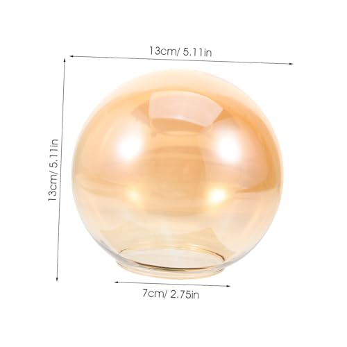 COLLBATH Glaskugel Lampenschirm Ersatz Bernsteinfarben Glas Lampenschirm Abdeckung Für Pendelleuchte Wohnzimmer Kronleuchter Deckenleuchte Lichtschutz COLLBATH Glaskugel Lampenschirm Ersatz Bernsteinfarben Glas Lampenschirm Abdeckung Für Pendelleuchte Wohnzimmer Kronleuchter Deckenleuchte Lichtschutz von COLLBATH