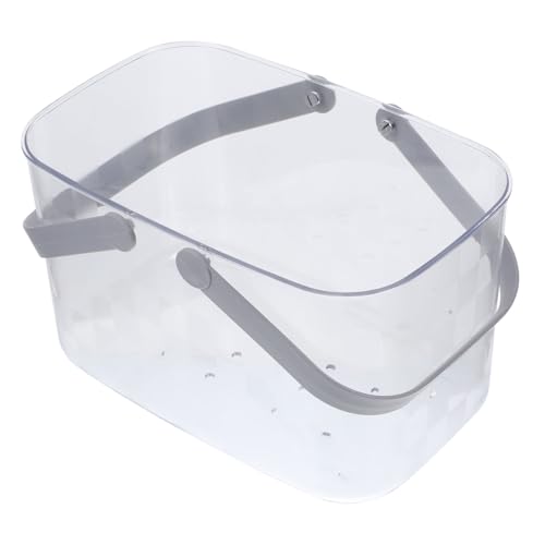 COLLBATH Großer Tragbarer Aufbewahrungskorb aus Kunststoff mit Hoher Kapazität Wasserdichtes Ablagekorb für Badezimmer und Dusche Multifunktionaler Organizer für Shampoo Zufällige Farbe von COLLBATH