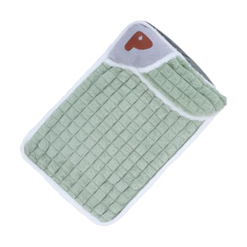 COLLBATH Großes Hundebett mit Abnehmbarem Waschbarem Bezug Isolierende Matte Ganzjährig Nutzbar Großes Haustier Schlafsofa Grün von COLLBATH
