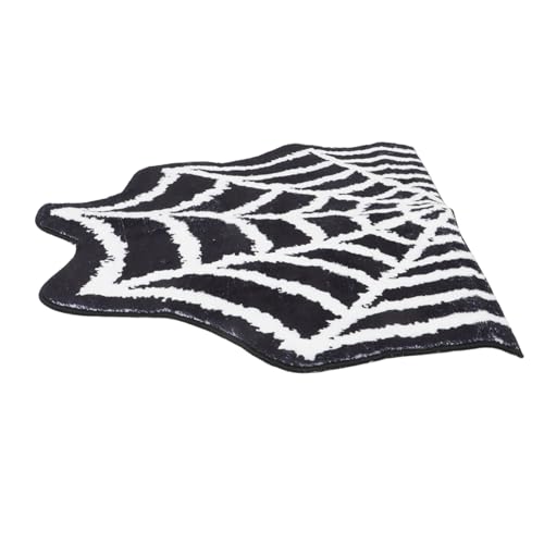COLLBATH Halloween Spiderweb Teppich mit Rutschfester Unterseite Absorbierender Innenbereich Teppich Spinnennetz Design Fußmatte für Badezimmer Küche und Eingang Dekorative Türmatte für COLLBATH Halloween Spiderweb Teppich mit Rutschfester Unterseite Absorbierender Innenbereich Teppich Spinnennetz Design Fußmatte für Badezimmer Küche und Eingang Dekorative Türmatte für von COLLBATH