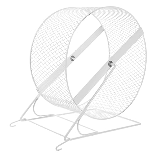 COLLBATH Laufrad Für Hamster Mit Halterung Stummes Rattenrad Aus Eisen Für Kleine Haustiere Und Eichhörnchen von COLLBATH