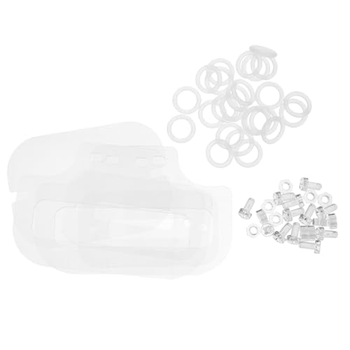 COLLBATH Kunststoff-schraubbolzen Und Mutter Hamsterkäfig Transparente Schrauben Und Kunststoffbolzen Mit Befestigungsplatten Kompatibel Mit Kleinen Haustierkäfigen COLLBATH Kunststoff-schraubbolzen Und Mutter Hamsterkäfig Transparente Schrauben Und Kunststoffbolzen Mit Befestigungsplatten Kompatibel Mit Kleinen Haustierkäfigen von COLLBATH