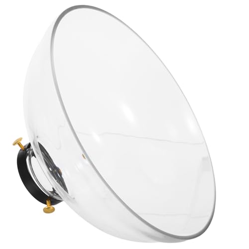 COLLBATH Handgefertigter Hochtemperaturbeständiger Glaslampenschirm Klarer Trichterform-ersatzschirm für Pendelleuchten und Wandleuchten Optimierte Lichtfokussierung Langlebig Transparent von COLLBATH
