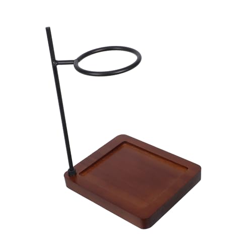 COLLBATH Handlicher Kaffee Dripper Ständer aus Holz und Edelstahl Kompakte Manuelle Pour-over Filterhalter Station für Zuhause Camping und Outdoor Öffnung Vielseitig und Tragbar von COLLBATH