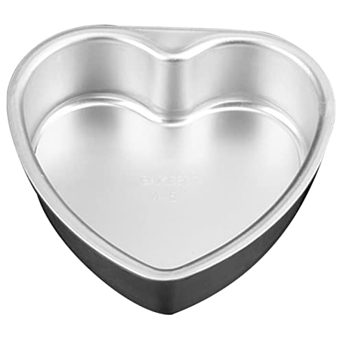 COLLBATH Herz-kuchenform Aus Legierung 6 Zoll Antihaftbeschichtet Abnehmbar Für Mini-kuchen Glatt Leicht Zu Reinigen Sicher Zum Backen von COLLBATH