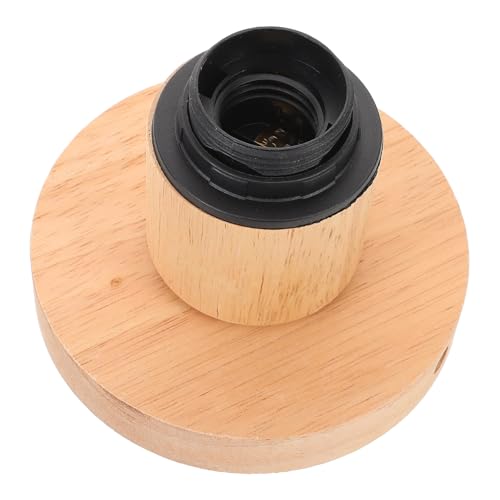 COLLBATH Holz Lampenfassungssockel Ersatz Für Diy Beleuchtungsprojekte Kompatibel Mit Deckenleuchten Und Pendelleuchten Lampenhaltersockel Für Wohnzimmer Schlafzimmer Essbereich von COLLBATH
