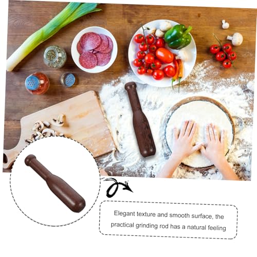 COLLBATH Holz knoblauchstampfer Ergonomisch Geformter Küchenhelfer aus Sicherem Holz für Gewürze Saucen Pasten und Mehr Runder Griff für Komfortable Handhabung für Haushalt und Gastronomie COLLBATH Holz knoblauchstampfer Ergonomisch Geformter Küchenhelfer aus Sicherem Holz für Gewürze Saucen Pasten und Mehr Runder Griff für Komfortable Handhabung für Haushalt und Gastronomie von COLLBATH