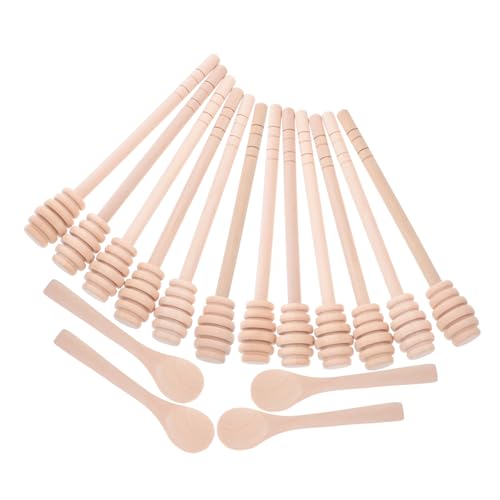 COLLBATH Holzlöffel Honigrührer Honiglöffel Naturholz Honigstange Honigstab für Präzises Dosieren kein Kleckern Glatte Oberfläche Langlebig Sicher und Natürlich für von COLLBATH