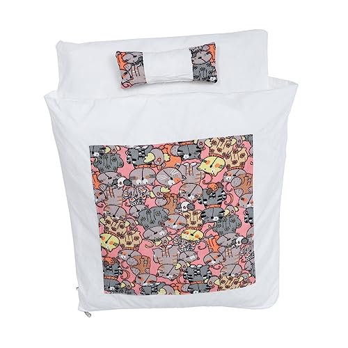 COLLBATH Katzenschlafsack mit Abnehmbarer Japanischer Stil Gemütliche Katzenhöhle Wärmespeichernde für Katzen und Kleine für Drinnen und Unterwegs COLLBATH Katzenschlafsack mit Abnehmbarer Japanischer Stil Gemütliche Katzenhöhle Wärmespeichernde für Katzen und Kleine für Drinnen und Unterwegs von COLLBATH