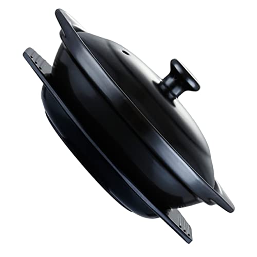 COLLBATH Keramik Casserole mit Ablage Hitzebeständiger Chinesischer Sandtopf für Reis Suppe Schmorgerichte Doppelter Ohrgriff für Einfache Handhabung und Schutz der Arbeitsfläche COLLBATH Keramik Casserole mit Ablage Hitzebeständiger Chinesischer Sandtopf für Reis Suppe Schmorgerichte Doppelter Ohrgriff für Einfache Handhabung und Schutz der Arbeitsfläche von COLLBATH