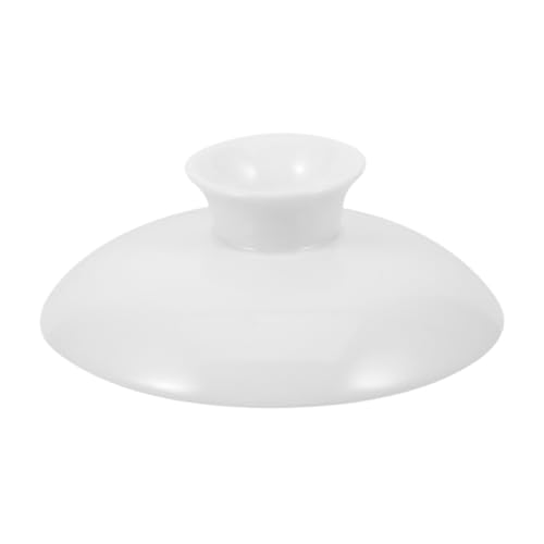 COLLBATH Keramik-teetassendeckel Multifunktionaler Becherdeckel Tassenersatzdeckel Wiederverwendbarer Deckel Für Keramikbecher Teeschalendeckel 3-Zoll-größe von COLLBATH