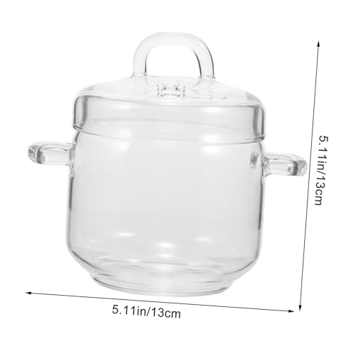 COLLBATH Kleiner Hitzebeständiger Glas schmortopf mit Deckel und Doppelgriffen Vielseitiger Haushalts glasbräter für Suppen Eintöpfe Nudelgerichte Geeignet für Herdarten COLLBATH Kleiner Hitzebeständiger Glas schmortopf mit Deckel und Doppelgriffen Vielseitiger Haushalts glasbräter für Suppen Eintöpfe Nudelgerichte Geeignet für Herdarten von COLLBATH