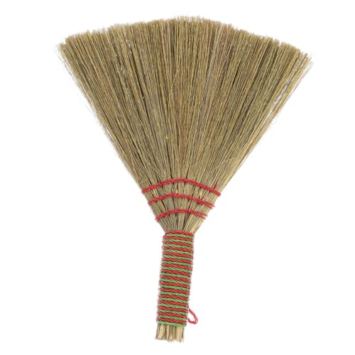 COLLBATH Kompakter Handfeger aus Handgewebtem Reisig Strapazierfähiger Besen für Harte Böden Leichter Indoor reinigungsbürste für Schreibtisch Sofa und Vielseitige Haushaltsreinigung von COLLBATH