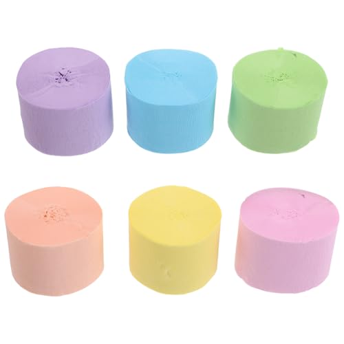 COLLBATH Krepppapier Luftschlangen 6 Rollen Für Hochzeiten Geburtstagsfeiern Partydekoration Wiederverwendbar Farbenfroh Leicht Aufzuhängen COLLBATH Krepppapier Luftschlangen 6 Rollen Für Hochzeiten Geburtstagsfeiern Partydekoration Wiederverwendbar Farbenfroh Leicht Aufzuhängen von COLLBATH