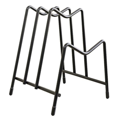 COLLBATH Küchenorganizer Schneidebrett Halter und Topfdeckelhalter Metallständer Platzsparend Stabil Multifunktional für Schneidebretter und Topfdeckel zur Arbeitsplattenaufbewahrung von COLLBATH
