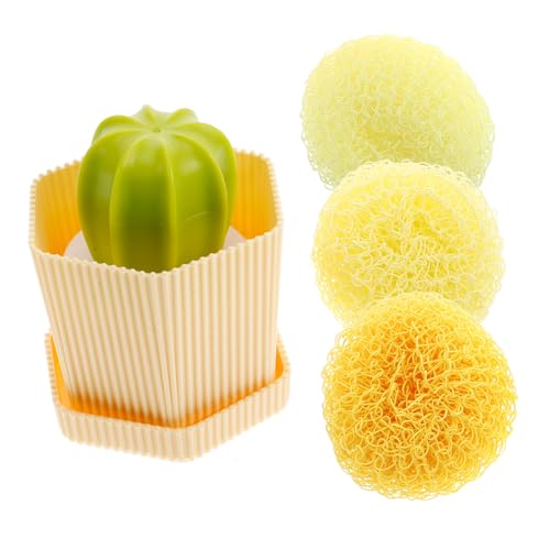 COLLBATH Küchenreinigungsbürste Set mit Kaktus Design Austauschbare Köpfe Langlebig und Ergonomisch Vielseitig für Geschirr Töpfe und Pflanzgefäße Inklusive Halter Robust und Einfach zu COLLBATH Küchenreinigungsbürste Set mit Kaktus Design Austauschbare Köpfe Langlebig und Ergonomisch Vielseitig für Geschirr Töpfe und Pflanzgefäße Inklusive Halter Robust und Einfach zu von COLLBATH