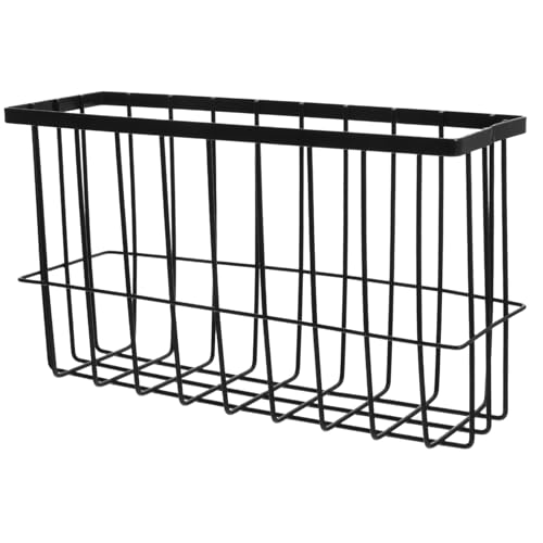 COLLBATH Küchenwandregal aus Hängender Multifunktionaler Aufbewahrungskorb Mittlere Schwarzer Drahtkorb für Hausgebrauch Praktischer Wandhalter für Küchenutensilien COLLBATH Küchenwandregal aus Hängender Multifunktionaler Aufbewahrungskorb Mittlere Schwarzer Drahtkorb für Hausgebrauch Praktischer Wandhalter für Küchenutensilien von COLLBATH