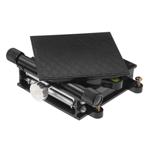 COLLBATH Laborscherenheber Plattform mit Wasserwaage Präziser Stabiler Labor liftständer für Hebehöhenverstellung Vielseitiger Lab Jack Scissor Stand für Experimente und Holzbearbeitung von COLLBATH