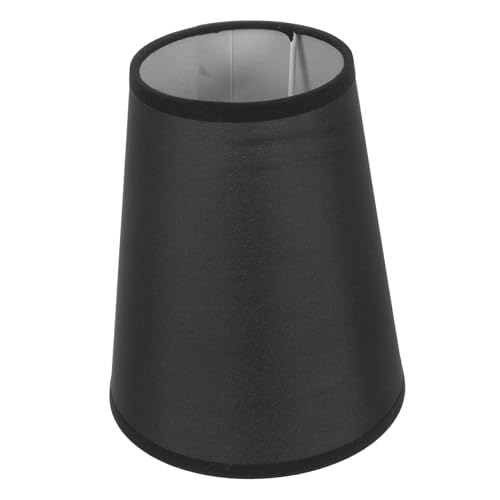 COLLBATH Lampenschirm Ersatz Lampenschirm Halbrund Erhöht Tischlampe Lampenschirmabdeckung Schwarz Für Nachttisch Wohnzimmer Dekorationsbeleuchtung von COLLBATH