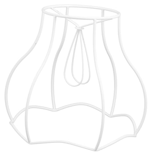 COLLBATH Lampenschirm Rahmen DIY Lampenschirmhalter für Tischlampen und Pendelleuchten Stabile Europäische Eisenkunst Tischlampenfassung Einfache Montage Vielseitig Kompatibel Innenbereich von COLLBATH