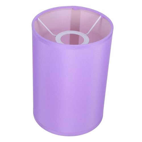 COLLBATH Lampenschirm aus Stoff Schreibtischlampe mit Schirm Tischlampe mit Stofflampen Trommellampenschatten Ersatzschirm für Stehlampe Trommel Lampenschirm E27 Violett COLLBATH Lampenschirm aus Stoff Schreibtischlampe mit Schirm Tischlampe mit Stofflampen Trommellampenschatten Ersatzschirm für Stehlampe Trommel Lampenschirm E27 Violett von COLLBATH