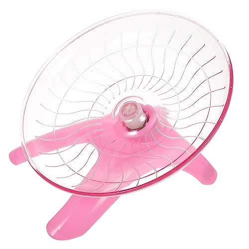 COLLBATH Laufteller Für Hamster Aus Kunststoff Geräuscharm Trainings Und Spielgerät Für Haustiere Zufällige Farbe von COLLBATH