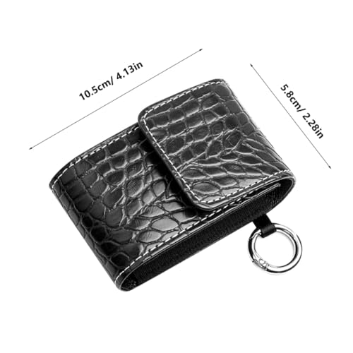 COLLBATH Leder Tasche Tragbare Aufbewahrungstasche Schutzetui Schwarz Für Blutdruckmessgerät Fingerpulsoximeter COLLBATH Leder Tasche Tragbare Aufbewahrungstasche Schutzetui Schwarz Für Blutdruckmessgerät Fingerpulsoximeter von COLLBATH