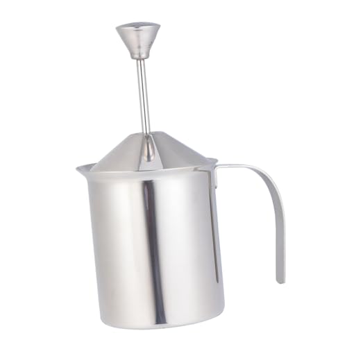 COLLBATH Manueller Milchaufschäumer Doppeltes Filtersieb Hitzebeständig Dicker Milchschaum für Kaffeezubereitung zu Hause und Einsatz COLLBATH Manueller Milchaufschäumer Doppeltes Filtersieb Hitzebeständig Dicker Milchschaum für Kaffeezubereitung zu Hause und Einsatz von COLLBATH
