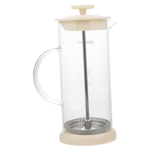COLLBATH Manueller Milchaufschäumer Milchaufschäumer Handbetriebener Milchschäumer mit Ergonomischem Griff für Cappuccino und Kaffee Leicht zu Reinigen für Zuhause und Cafés von COLLBATH