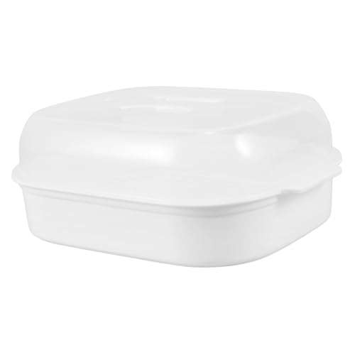 COLLBATH Mikrowellen-dampfgarer Für Gemüse Dampftopf Mit Deckel Kunststoff-gemüsedämpfer Für Fisch Und Babynahrung Transparent Zum Kochen Mikrowelle von COLLBATH