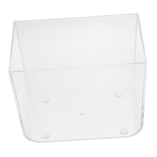 COLLBATH Mini Aquarium Desktop Transparent Fischbehälter Offenes Aquarium für Goldfische und Wasserpflanzen für Büro und Zuhause S Leicht und Langlebig von COLLBATH