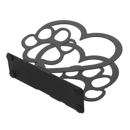 COLLBATH Moderner Schwarzer Serviettenhalter Dekorativer Herzform Serviettenständer für Restaurant Vielseitig Langlebig Eleganter Tisch Organizer für Küchen Schlafzimmer Hotel von COLLBATH