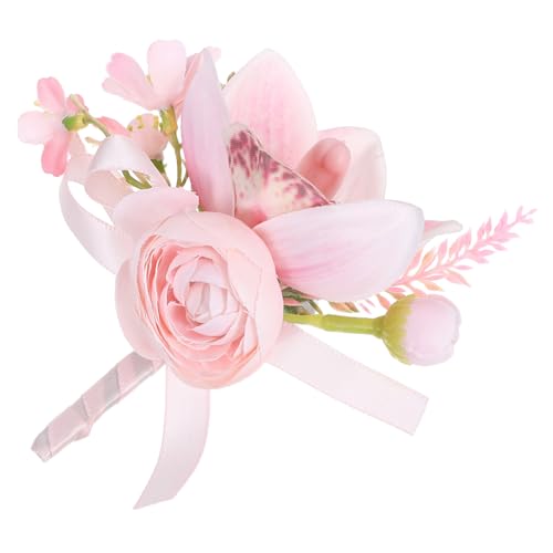 COLLBATH Mori Hochzeitsanstecker Abschlussballanstecker Blumen Boutonnieres Für Die Hochzeitszeremonie Hochzeitsanstecker Anstecknadel Hochzeit Künstliche Abschlussballanstecker von COLLBATH