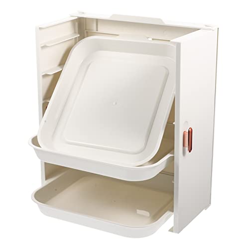 COLLBATH Multi Layer Küchenregal Wandmontierter Gemüse und Geschirrablage für Hotpot Material Platzsparend BBQ und Perlweiß COLLBATH Multi Layer Küchenregal Wandmontierter Gemüse und Geschirrablage für Hotpot Material Platzsparend BBQ und Perlweiß von COLLBATH