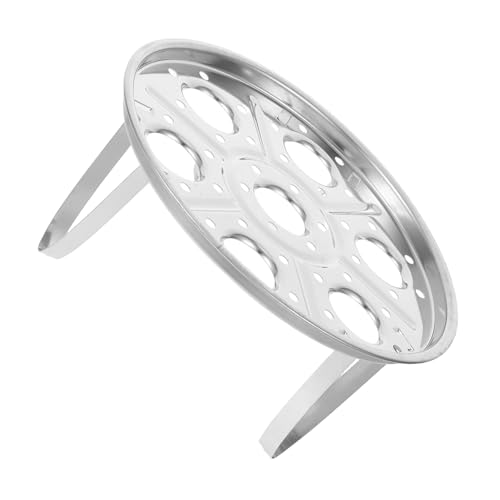 COLLBATH Multifunktionaler Edelstahl Steamer Einsatz mit Dreibeinigem Dampfständer Hitzebeständigem Design für Gleichzeitiges Dünsten von Eiern und Gemüse Stabiler Dampfgarer für Gesunde von COLLBATH