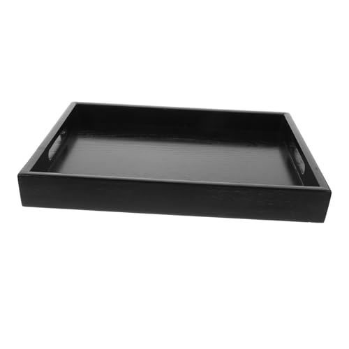 COLLBATH Obsthalter Aus Holz Obsttablett Mit Deckel Platte Snacks Serviertablett Frischer Teller Servieren Abnehmbar Modern Kaffee Teetablett Haushalts Holztablett von COLLBATH