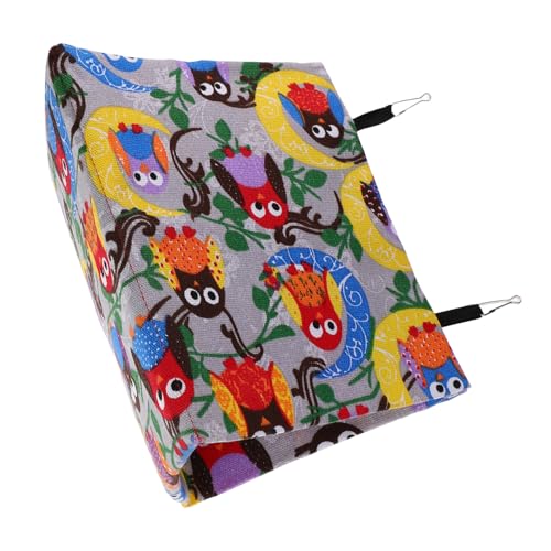 COLLBATH Parrot Hammock Haus Dreieckiges Vogelzelt Kuschelige Baumwolle Hängematte Schlafplatz für Papageien Nymphensittiche Quaker Wellensittiche Groß Komfortabler Rückzugsort COLLBATH Parrot Hammock Haus Dreieckiges Vogelzelt Kuschelige Baumwolle Hängematte Schlafplatz für Papageien Nymphensittiche Quaker Wellensittiche Groß Komfortabler Rückzugsort von COLLBATH