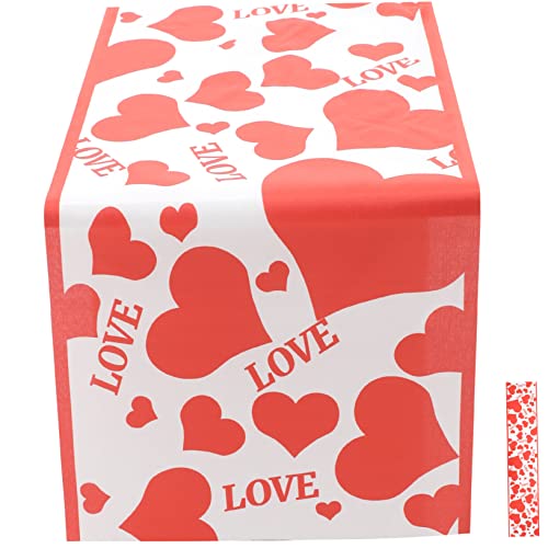 COLLBATH Tischläufer Mit Valentinstags-wohndekor-Muster Für Romantische Tischdecken von COLLBATH