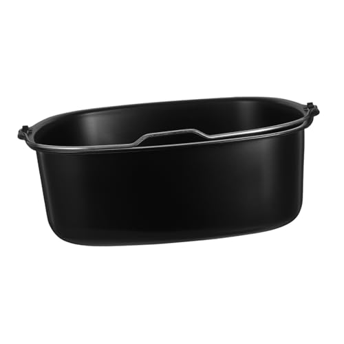 COLLBATH Quadratische Airfryer Kuchenform aus Robustem Kohlenstoffstahl Hitzebeständig Abnehmbarer Korb Wiederverwendbares Metallbackblech für Heißluftfritteuse Zubehör von COLLBATH