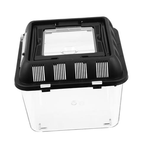 COLLBATH Reptilien Zuchtbox Transparent Tragbar Reptilien Futterbox für Spinnen Eidechsen Schildkröten Frösche Kleine Haustiere Geeignet COLLBATH Reptilien Zuchtbox Transparent Tragbar Reptilien Futterbox für Spinnen Eidechsen Schildkröten Frösche Kleine Haustiere Geeignet von COLLBATH