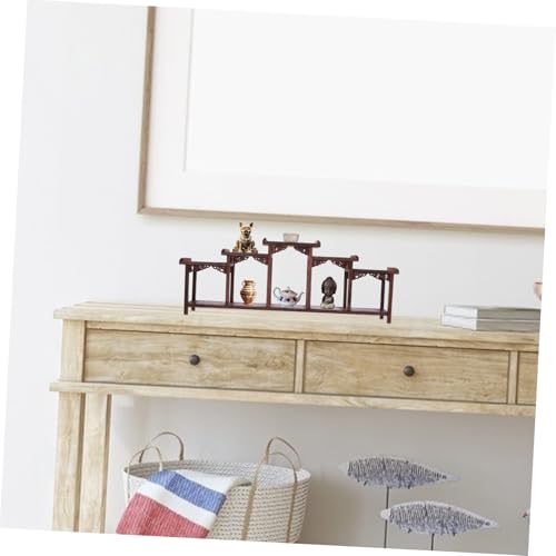 COLLBATH Robuster Holz Display Stand aus Hartholz für Sammlerfiguren Rustikales Tischregal zur Platzsparenden Präsentation Dekoratives Wohnaccessoire für Zuhause und Ausstellungsstände COLLBATH Robuster Holz Display Stand aus Hartholz für Sammlerfiguren Rustikales Tischregal zur Platzsparenden Präsentation Dekoratives Wohnaccessoire für Zuhause und Ausstellungsstände von COLLBATH