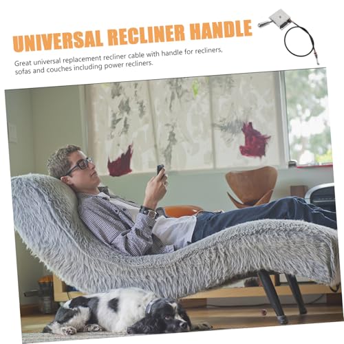 COLLBATH Robuster Recliner Ersatzgriff mit Zugseil aus Abs und Stahl Stabile Möbelersatzteile für Sofa Relaxsessel Einfache Montage ohne Werkzeug Langlebiger Bowdenzug für Reibungslose von COLLBATH