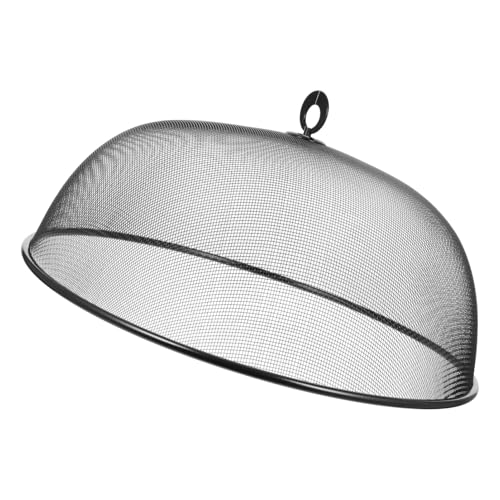 COLLBATH Runde Metallgitter Lebensmittelhaube Schwarz Robustes Eisen Multifunktionaler Schutz gegen Insekten und Spritzer Wiederverwendbar für Küche Outdoor Picknick Grill und COLLBATH Runde Metallgitter Lebensmittelhaube Schwarz Robustes Eisen Multifunktionaler Schutz gegen Insekten und Spritzer Wiederverwendbar für Küche Outdoor Picknick Grill und von COLLBATH